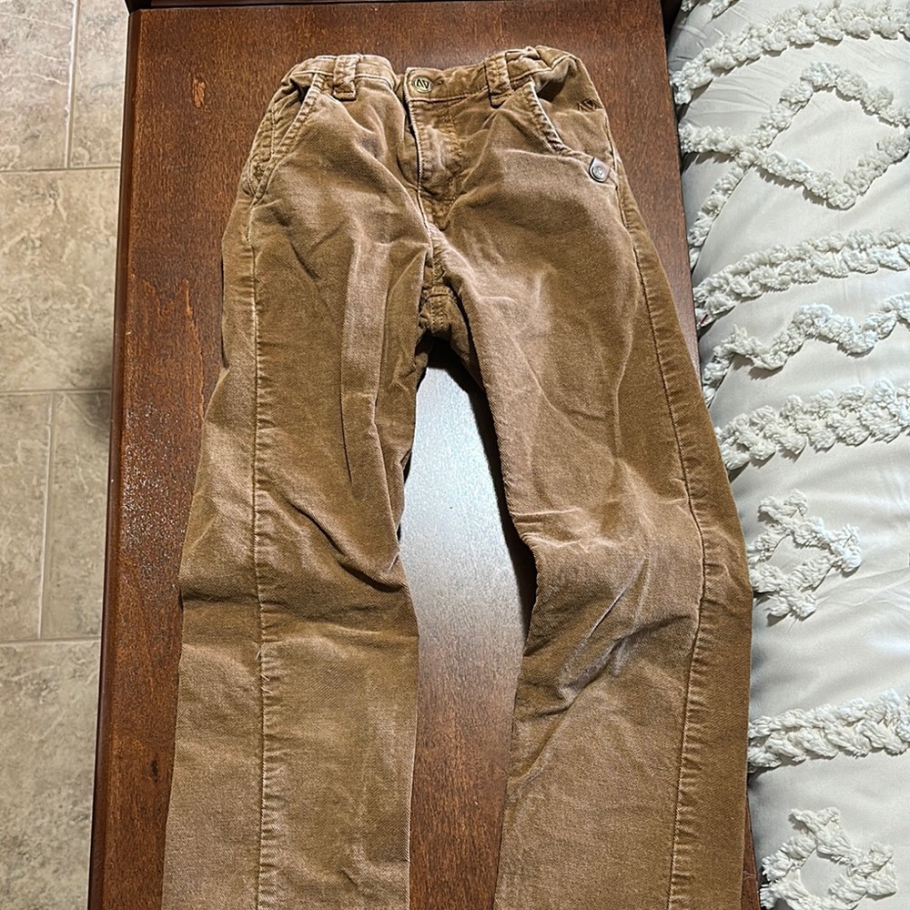 Nano Tan Casual Velour Straight-Leg Pants - 10